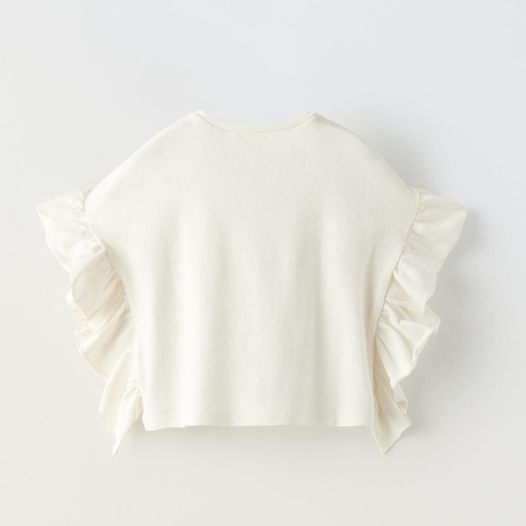 ZARA RUFFLED TOP - Picture 4 of 10
